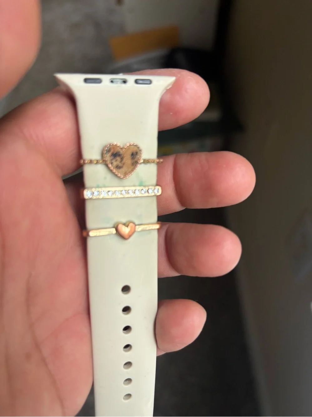 Apple Silicone Watch Band in Cream